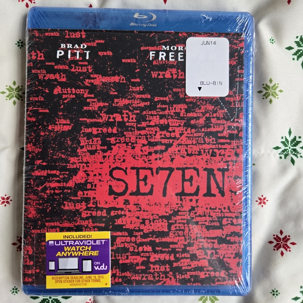 Se7en Blu-ray Disc - Red and Blue Cover